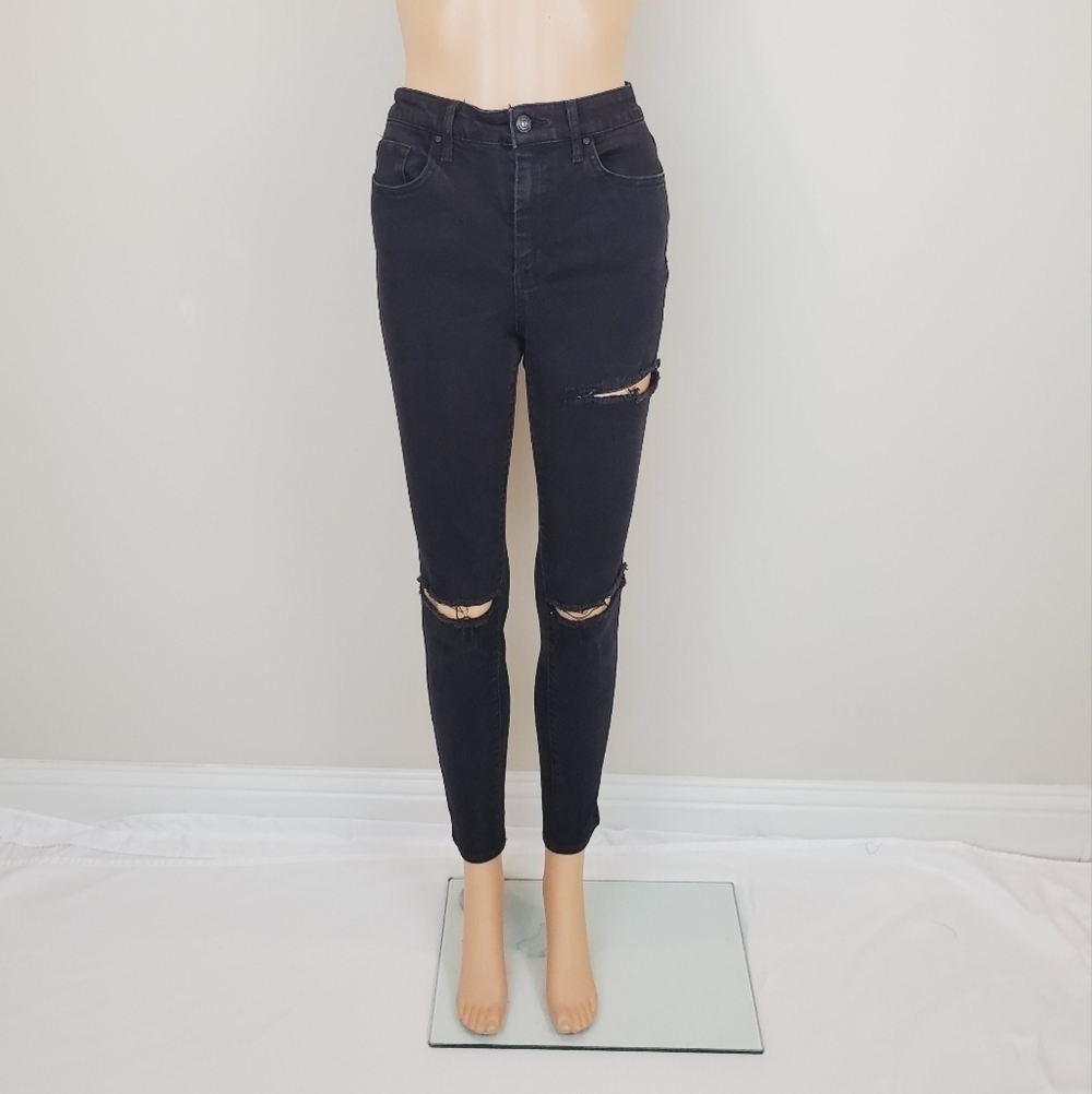 Jessica Simpson Ripped Curvy High Rise Skinny Jeans Pants